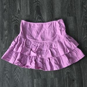Lavender Layered Tiered Lone Star Skirt Size Large